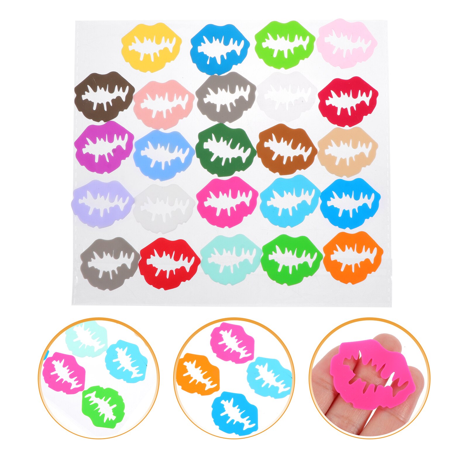 24PCS Silicone Glass Charms Drink Markers Party Cocktail Markers