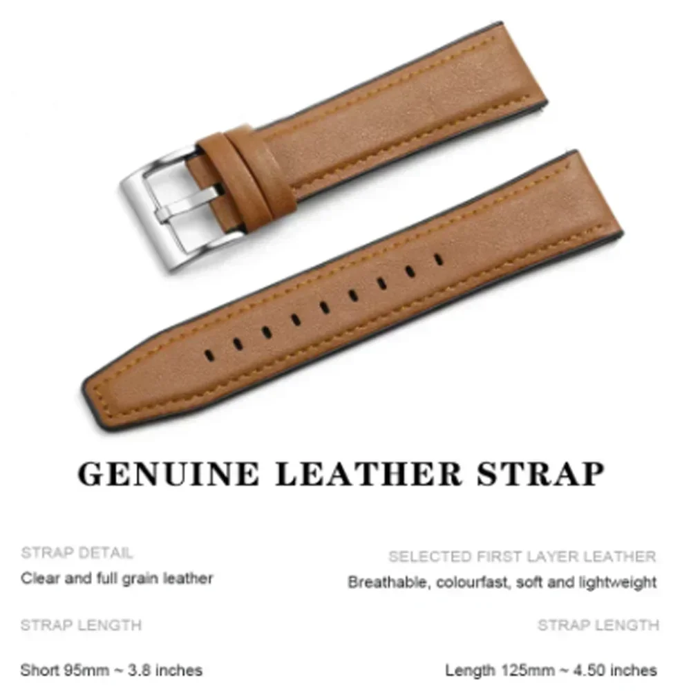 Lädersilikonarmband för xiaomi klocka  s3 smartklockarmband sportband för xiaomi klocka  s3 22mm armband tillbehör correase