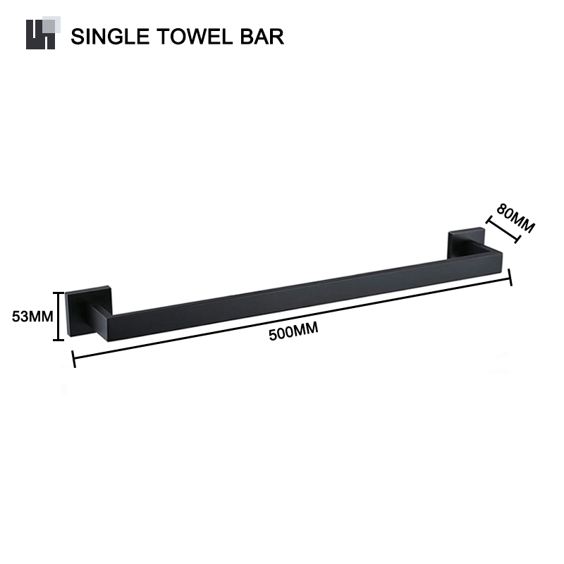 Zwarte Badkameraccessoires Rvs Set Wandrek Handdoekrek Handdoekhouder Kleding Haak Toiletborstel Hanger: green