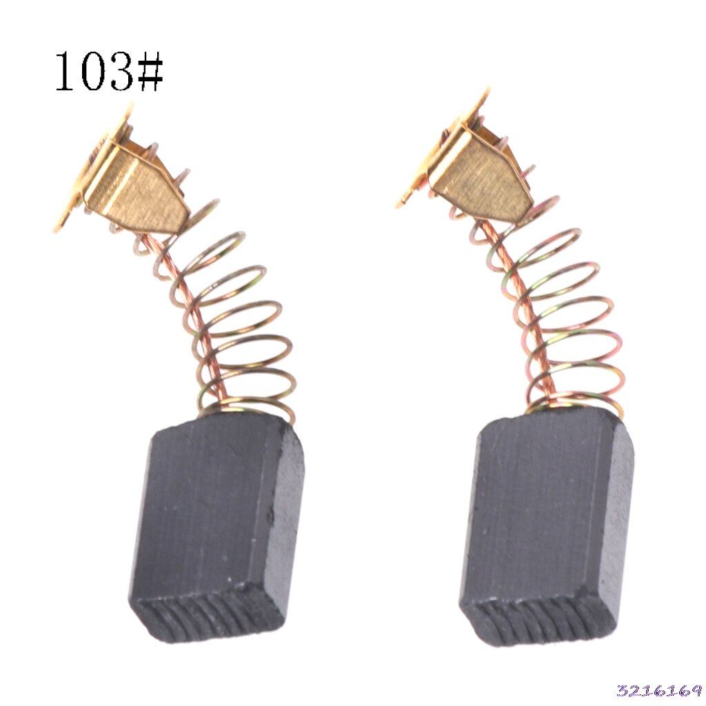 Recambio de escobilla de carbono para taladro eléctrico 2 uds para DEWALT/para BOSCH/para MAKITA ElectricTool 6X10X15mm-103 #