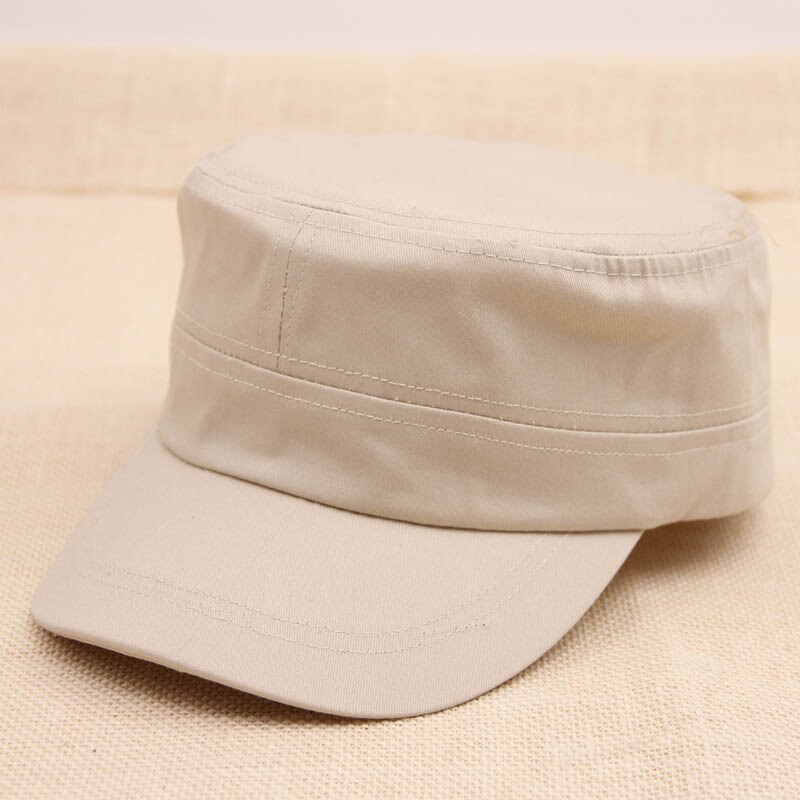 summer adjustable women men classic baseball cap vintage casquette snapback hats brown,navy,black,beige,army green: Beige