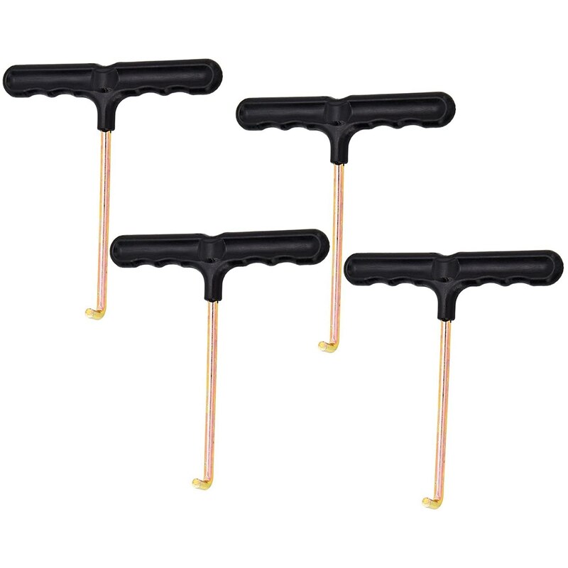 TopTrampoline Spring Pull Tool Kit Parts Hook Puller for Spring Installation Disassembling 12 Pack (T-Hook)