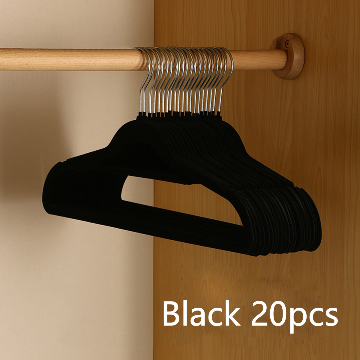 Cintres en velours haut de gamme, cintres en feutre floqués coordonnants, cintres solides, cintres Rap-Duty et cintres trempés, 10/20 pièces cintres pour Vêtements Durables et Fins, Beige, Gris, Noir, pour Gagner de l'Espace dans le Placard: kaki foncé
