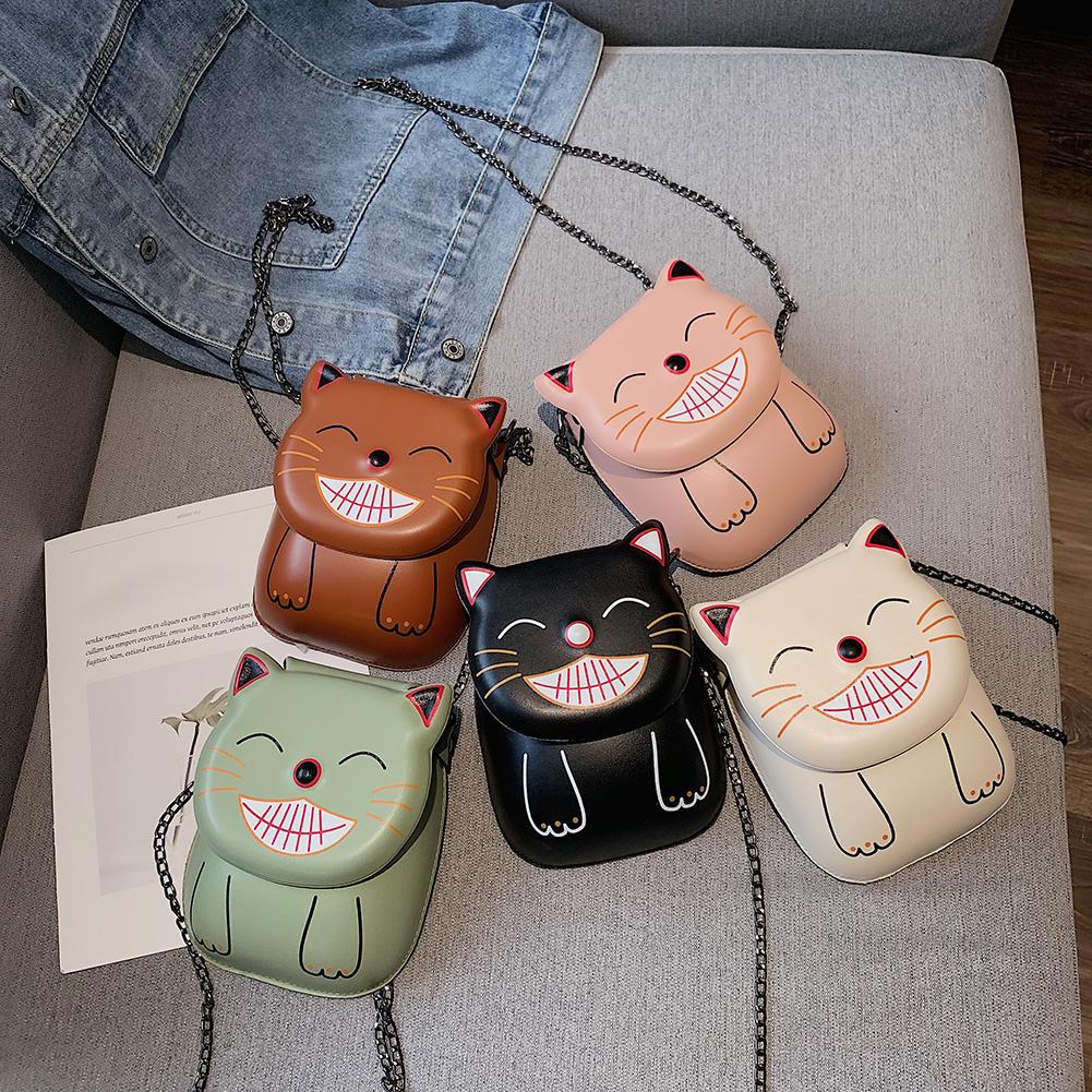 Handtassen Vrouwen Kleine Lederen Tas Keten Crossbody Tas Cartoon Leuke Messenger Bags Voor Wandelen En Reizen