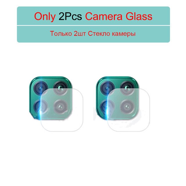 2Pcs Glas Voor Huawei P40 Lite E P30lite P 40 30 Licht Camera Lens Screen Protector Voor Huawei P30 lite P40Lite E Gehard Glas: 2 PCS Lens Film / P30