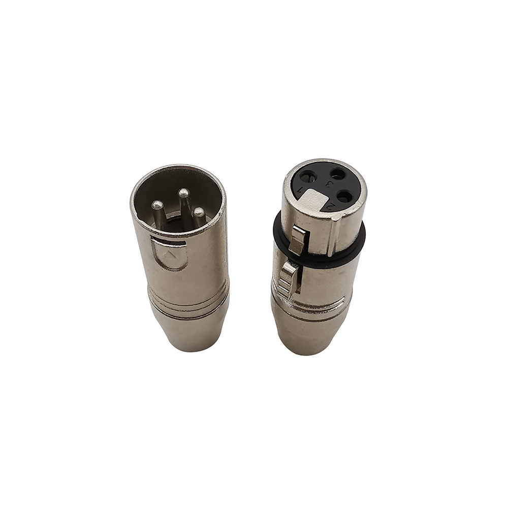 1 Stücke 3,5mm zu XLR 3 Stift Weiblich Männlich Audio- Adapter Konverter Stecker Für Mikrofon Lautsprecher