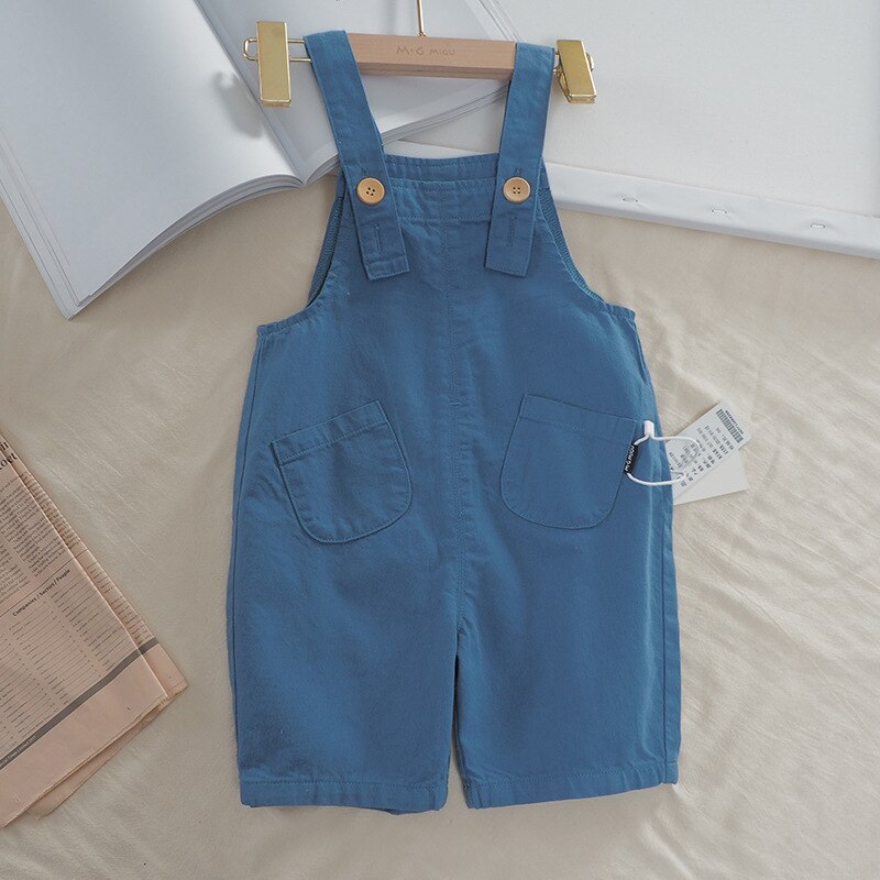 Peuter Meisjes Overalls Toevallige Losse Jumpsuit Voor Jongens 2 3 4 5 6 Jaar Baby Broek Mode Kalf Lengte Kinderen jumpsuits