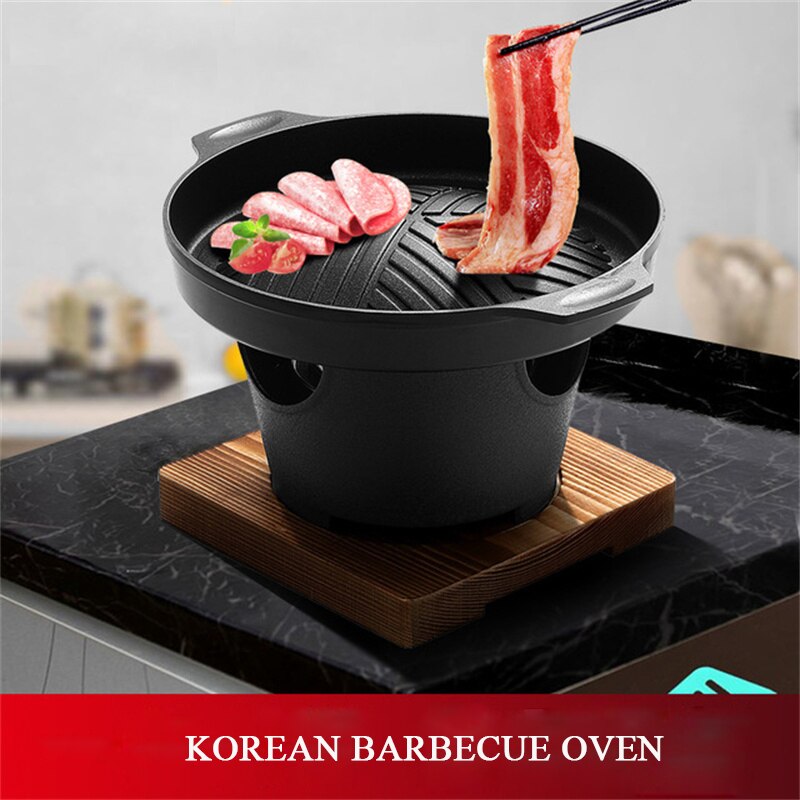 mini grill w stylu koreańprzejrzeć piec alkoholowy jedna osoba w domu bezdymny grill na zewnątrz grill piekarnik płyta pieczenia kuchenka mięwięc