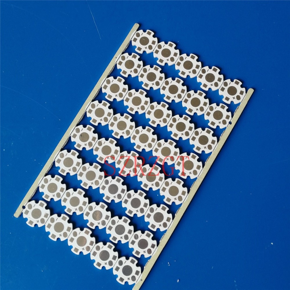 50 pcs 1000 stks/partij LED PCB koellichaam 20mm LED aluminium bodemplaat high power LED kralen radiator Gebruik voor 1/3/5 W lamp LED chip