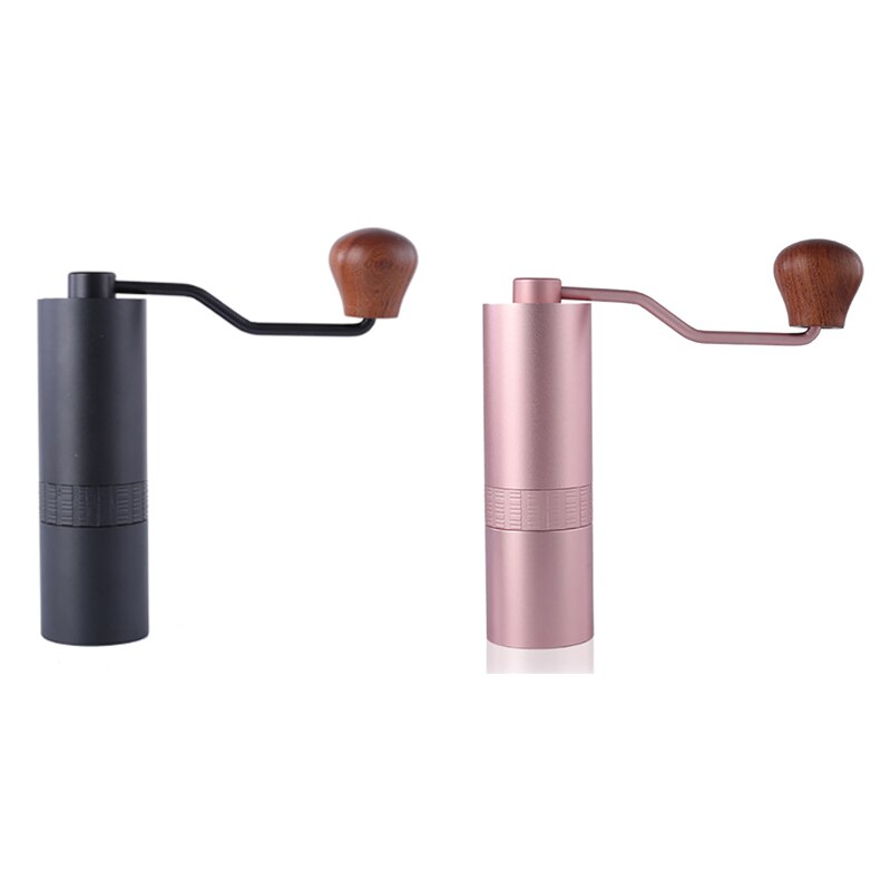 Manuell kaffekvarn burr kvarn för kaffebönor bärbar manuell böna burr kvarn maskin maskin verktyg