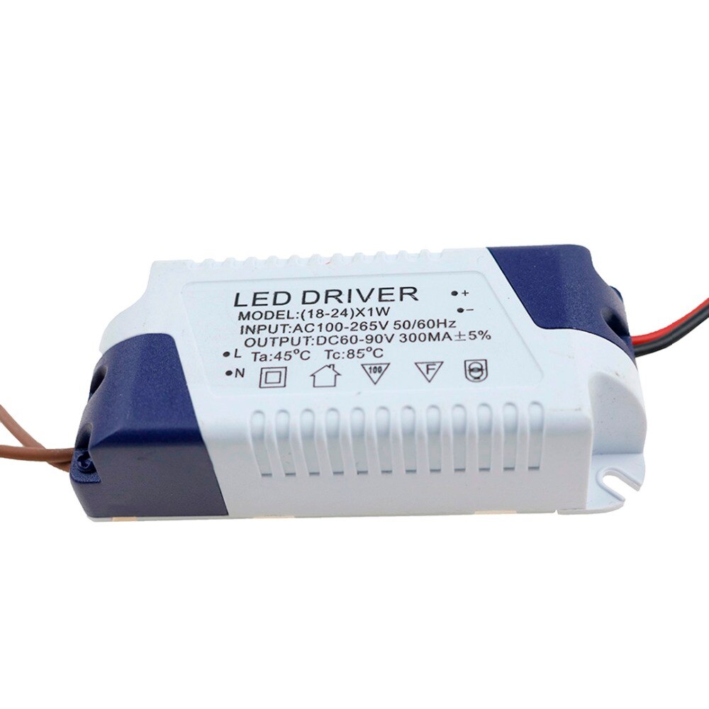 300mA LED Externe Driver Led Driver Voeding (18-24) x1W DC60V ~ 90 V 18 W 20 W 21 W 22 W 23 W 24 W AC110V 220 V voor LED verlichting JQ
