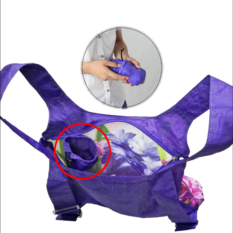 Draagbare Reistas Waterdichte Rugzak Vrouwen Rugzak Opvouwbare Afdrukken Unisex Ultralight Tas Nylon Reizen In Tas