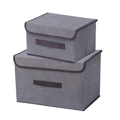 Home Fabric Folding Storage Boxes Foldable Multi-purpose Clothing Storage Boxes Portable Non-woven Dust-proof Stocked Box Underw: Multi