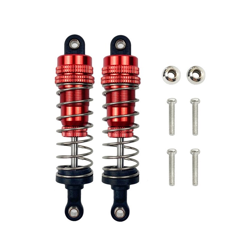 Amortiguador lleno de aceite de Metal para coche RC, delantero y trasero Universal para WLtoy 1/14 144001 1316 Piezas de camiones de curso corto de pista: Morado