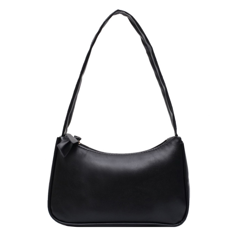 Rétro sac à bandoulière Vintage sac à main Hobos sac pour femmes en cuir PU femme Baguette sac subaxillaire Mini Bolsa Bolsa Feminina