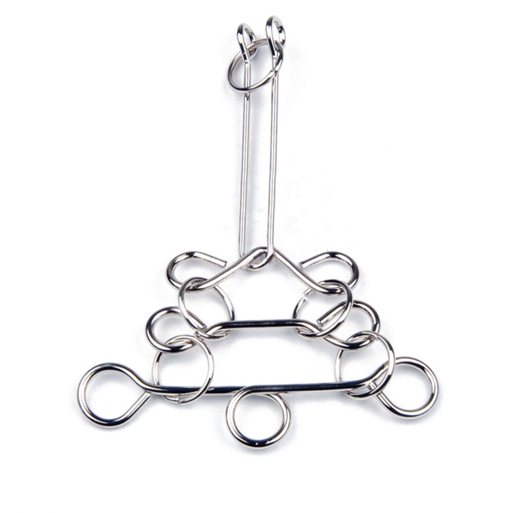 Brand Magic Metalen Ring Puzzel Oplossing Metaallegering Brain Games Geduld Van Praktijk Multi-Vormige Intelligentie Games 1 stuks