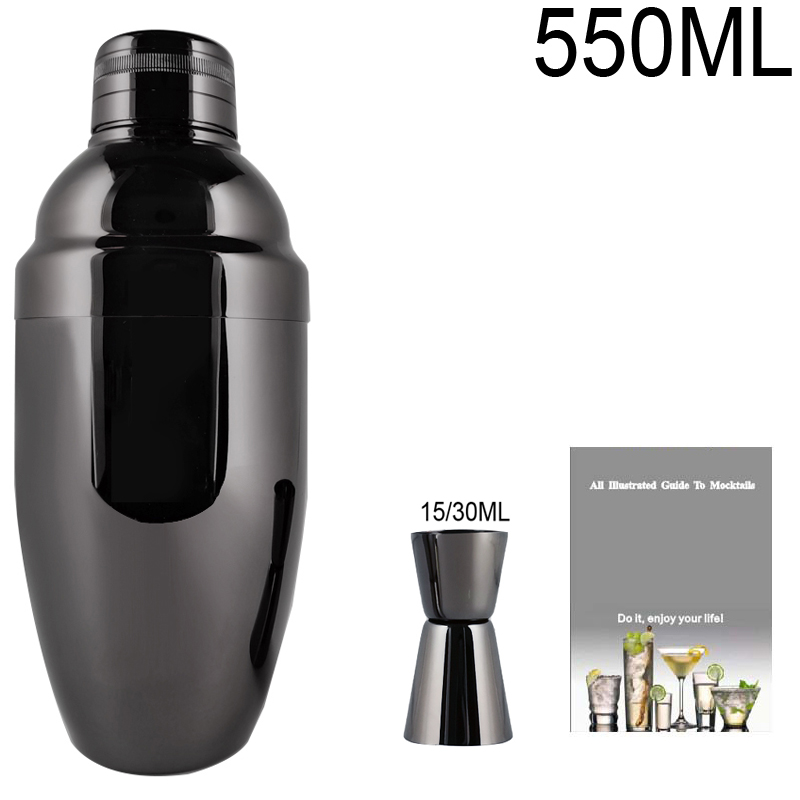 3-12 sztuk Boston Shakers Rose Shaker do koktajli ze stali nierdzewnej mikser wina 550ml 800/600ML zestaw barmański akcesoria barowe Dropshipping: B 550ml Shaker3