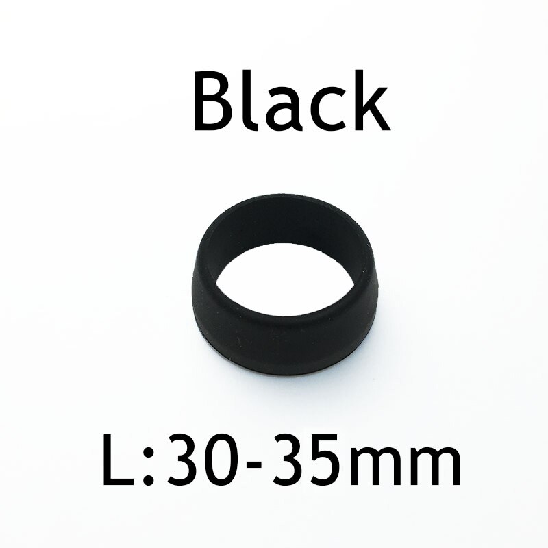 RISK Waterproof Silicone Ring Gasket for Bicycle Seatpost Protection MTB Mountain Road Bike Seat Post Dustproof Cover Washer: Black L