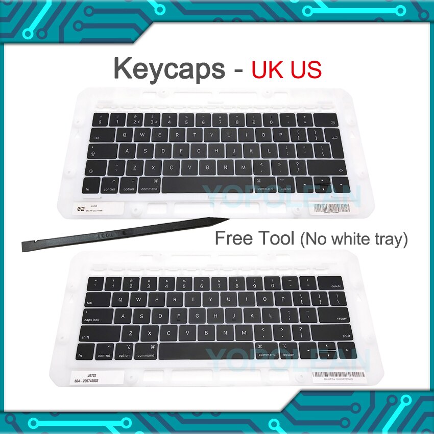 A1706 A1707 US UK Keyboard Key Cap For Macbook Pro Keycaps English year