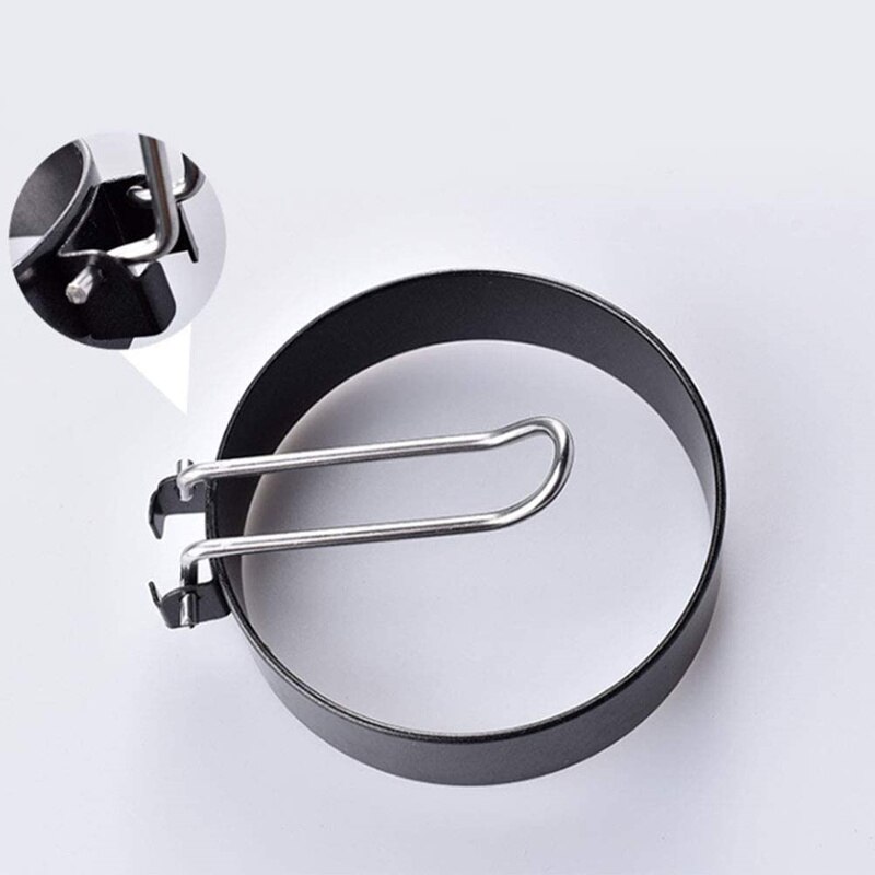 Máquina para hacer tortillas de acero inoxidable, 2 anillos de huevo antiadherentes profesionales, moldes perfectos para tortillas y bocadillos Utensilios de cocina