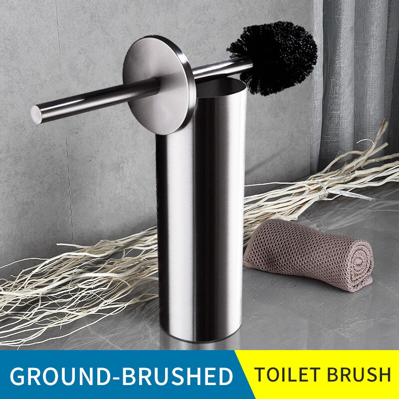Wiesbaden toiletborstelhouder met borstel RVS 304 24.3823