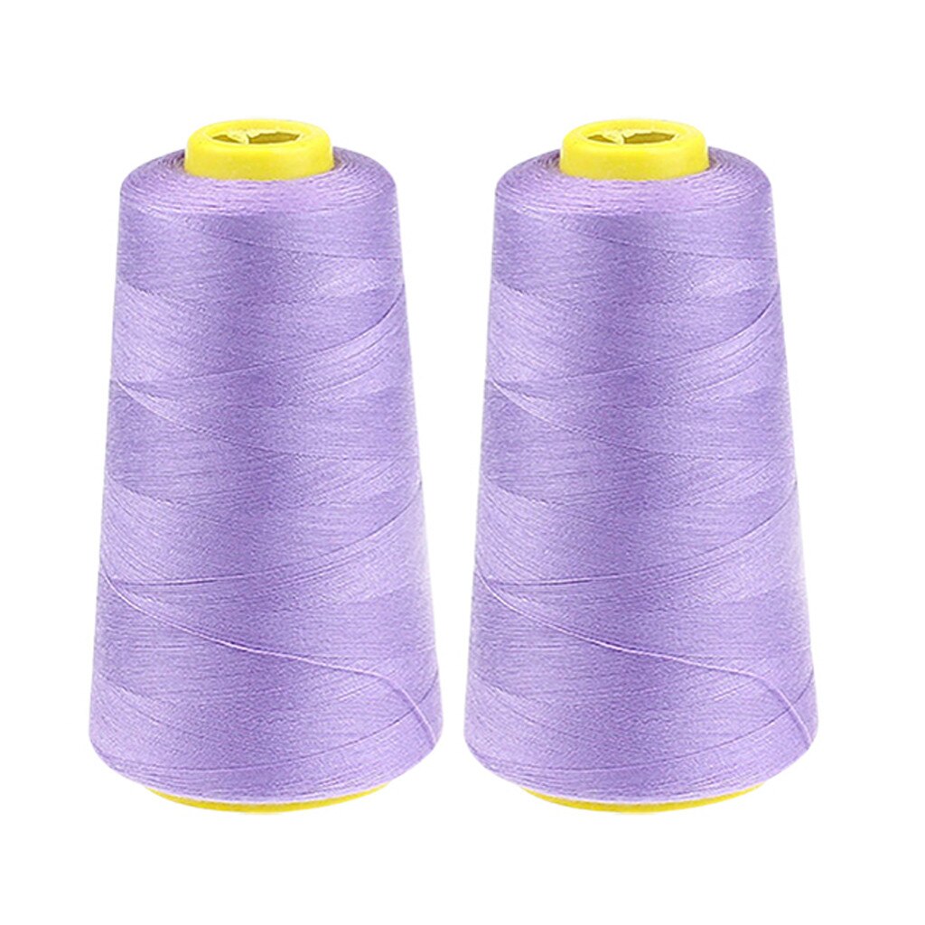 Sewing Threads Durable 3000M Yards Overlocking Sewing Machine Industrial Polyester Thread Metre Cones #35☋: Purple 