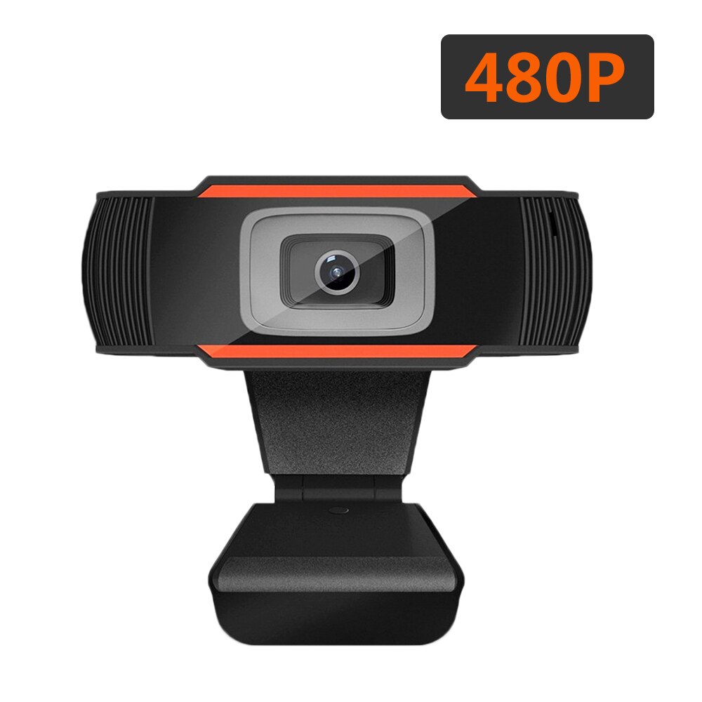 2K 1080P 720P 480P Hd Webcam Met Microfoon Draaibaar Pc Desktop Web Camera Cam Mini Computer webcamera Cam Video-opname Werk: 480P