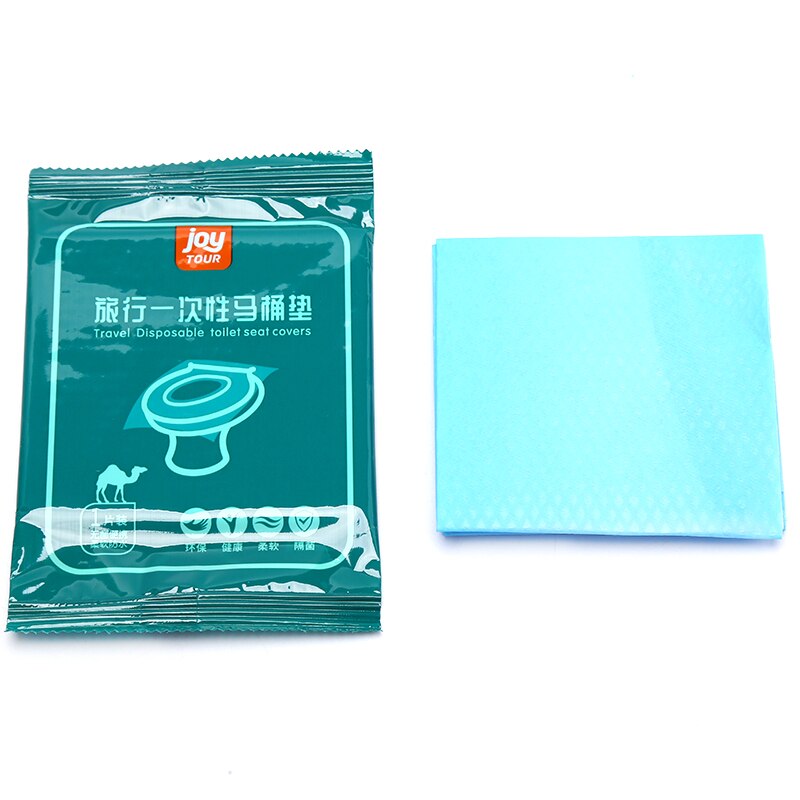 10pcs/bag Expendable Toilet Paper Mat Disposable Toilet Seat Cover Mat Eco-friendly Travel Gadget Portable Bathroom Accessories