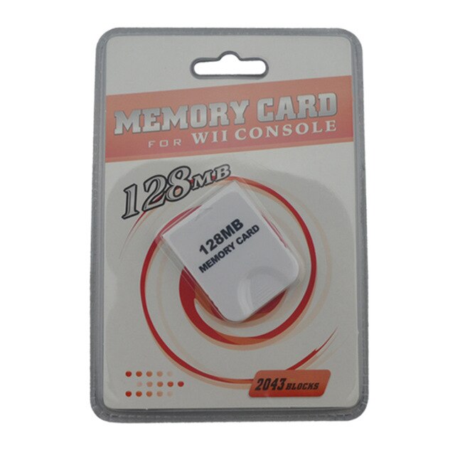 1pcs 128MB wii Game Memory card Saves Memory Card for Nintendo for Wii GameCube: 128MB