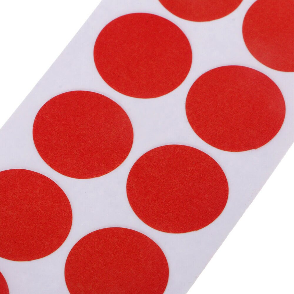 2 Cm Diameter Target Paper 900Pcs Adhesive Target Paper Sticker Firing Splatter Paster 0.8" 2cm