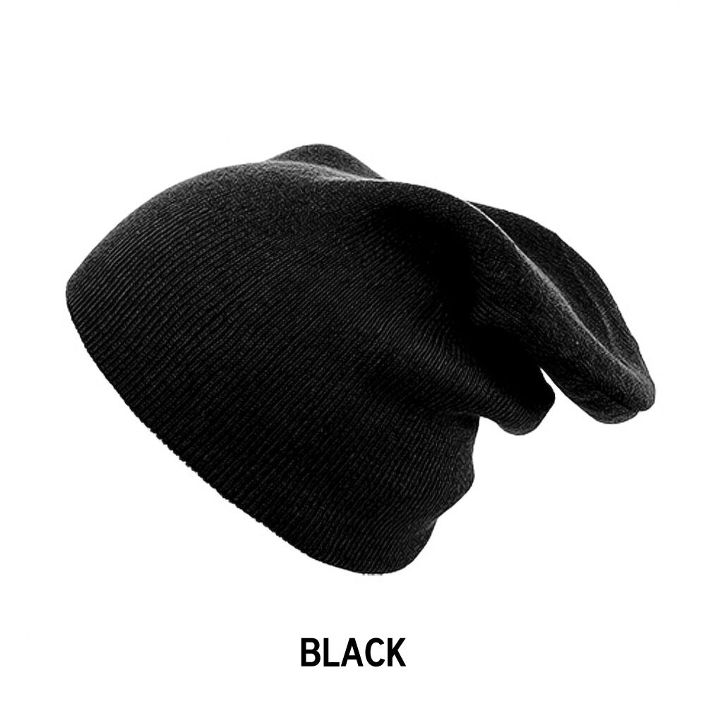 Mistdawn 2022 unisex strikket slouch skullies hunhue hue kvinder mænd efterår vinter varme huer ski cap one size