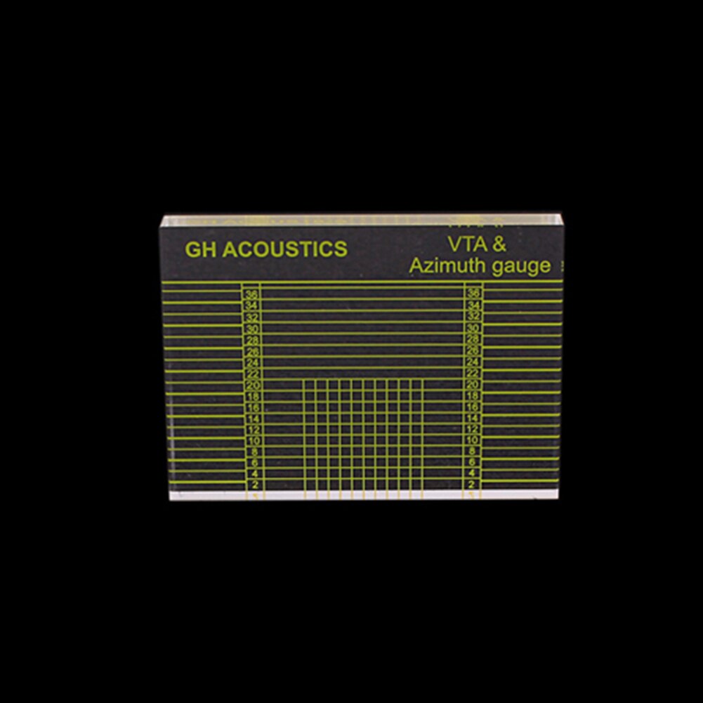 Vinyl Record Player Alignment Ruler Block Phonograph VTA Cartridge Azimuth for Music Lovers Playing Accessories