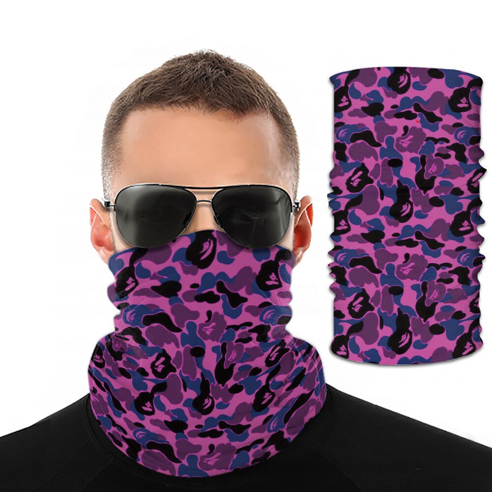 European and American 3D camouflage digital printing outdoor insect repellent mask, cap, variety magic, scarf