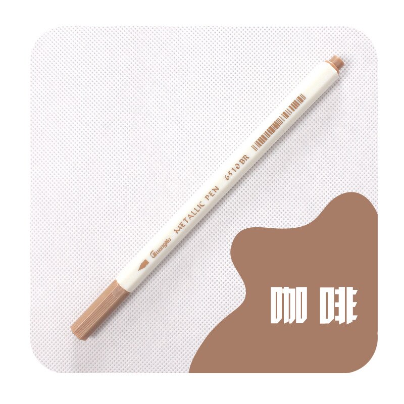 Rotuladores metálicos para dibujo y caligrafía, rotuladores artísticos de Anime para dibujo, suministros escolares y de oficina, 20 colores: 13