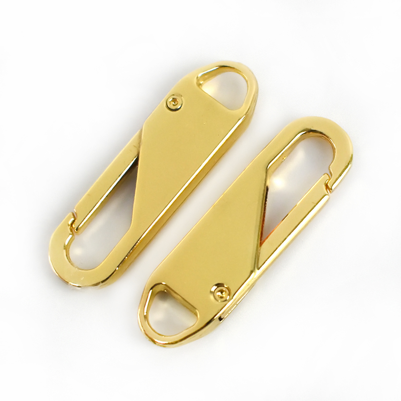 Tiradores de cremallera de Metal para equipaje, Maleta, Bolsas, tiradores de cabeza, lengüeta, reparador instantáneo, herramientas de sastre DIY, 3 #5 #8 #, 10 Uds.: lightgold