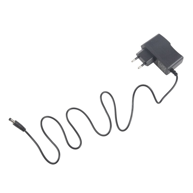 Black DC 12V 1A CCTV security camera power supply