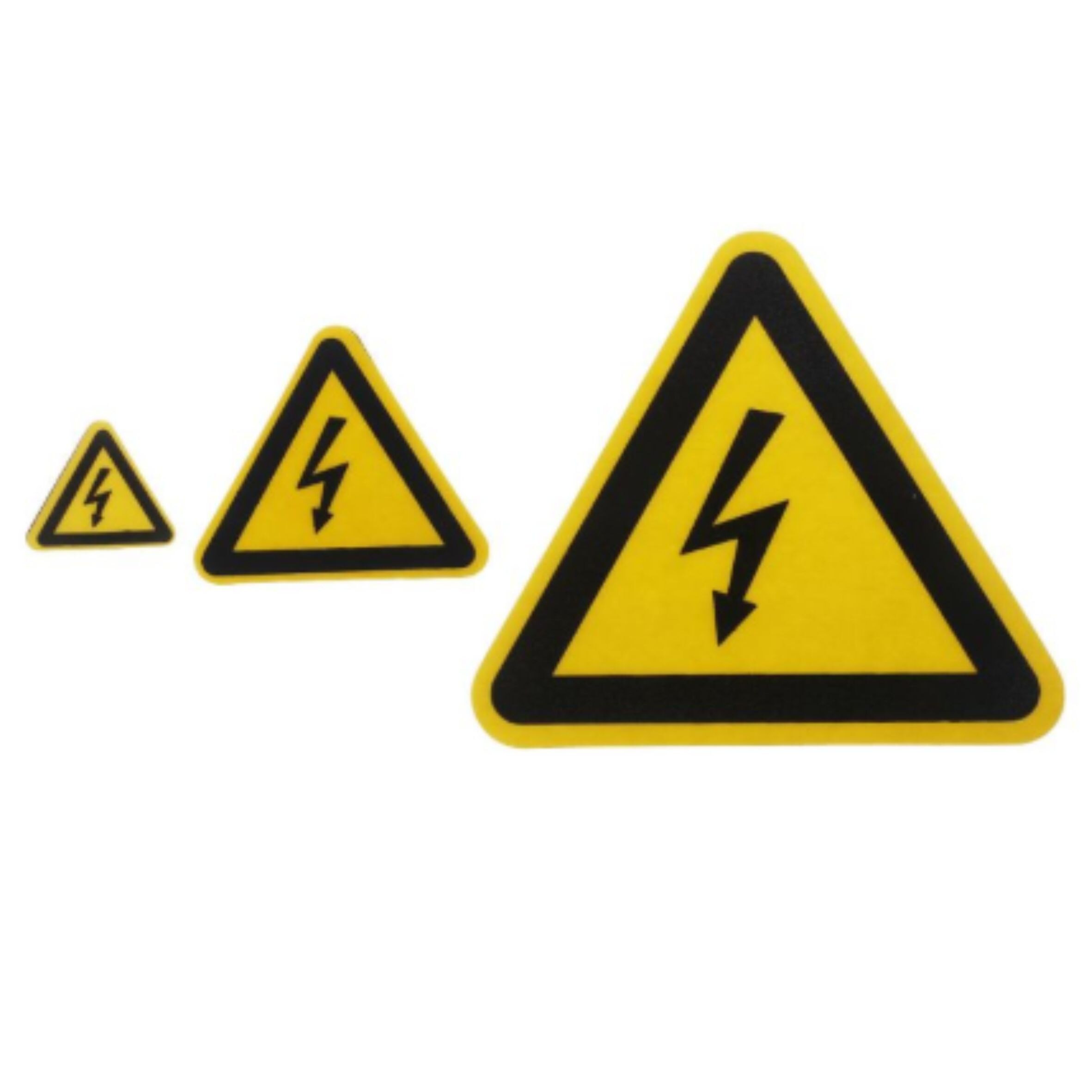 1pcs Warning Sticker Adhesive Labels Electrical Shock Hazard Danger Notice Safety 25mm 50mm 100cm PVC Waterproof