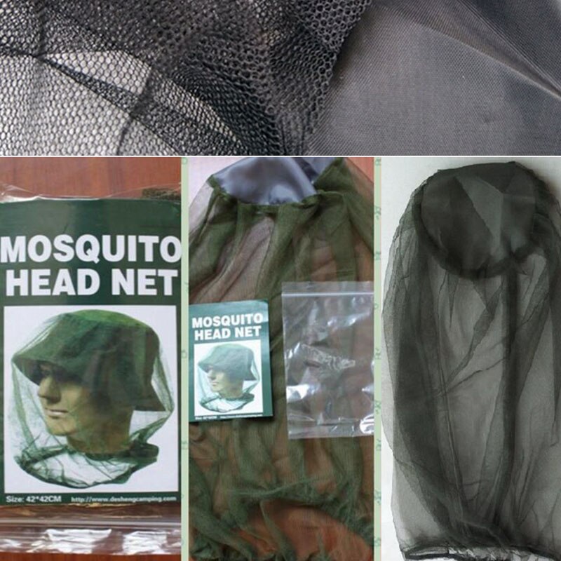 Mosquito Proof Cap Bug Mesh Head Net Outdoor Travel Hiking Camping Fishing Ventilation Insect Proof Net Face Head Cover