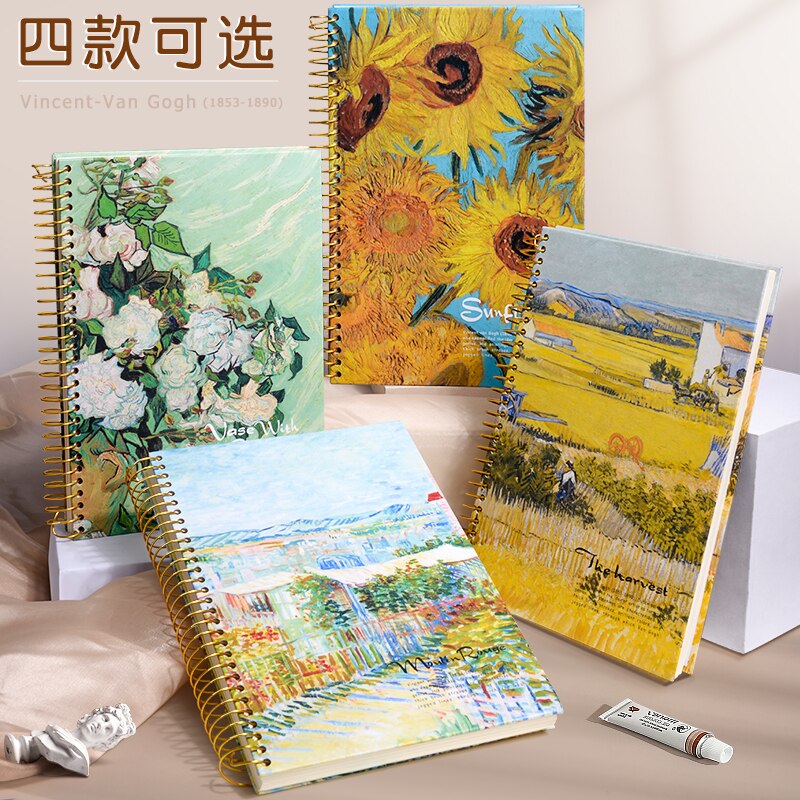 151 Pages Super Thick A4 Coil Notebook Diary Book Weekly Goals Habit Schedules Notepad Journal Simple School Supplies Stationer