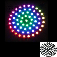61 Bits 61X WS2812 5050 RGB LED Ring Lamp Light with Integrated Drivers FZ1583