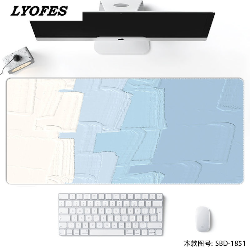 Kawaii Desk Pad Writing Desk Mats Gaming Mouse Pad Large XL 80*30cm Laptop Mouse Mat for Office Home Computer Keyboard: 800x300x3mm 13