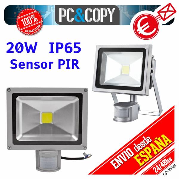 Spotlight Spotlight Led-Spot 20W Pir IP65 Waterdichte Motion Sensor