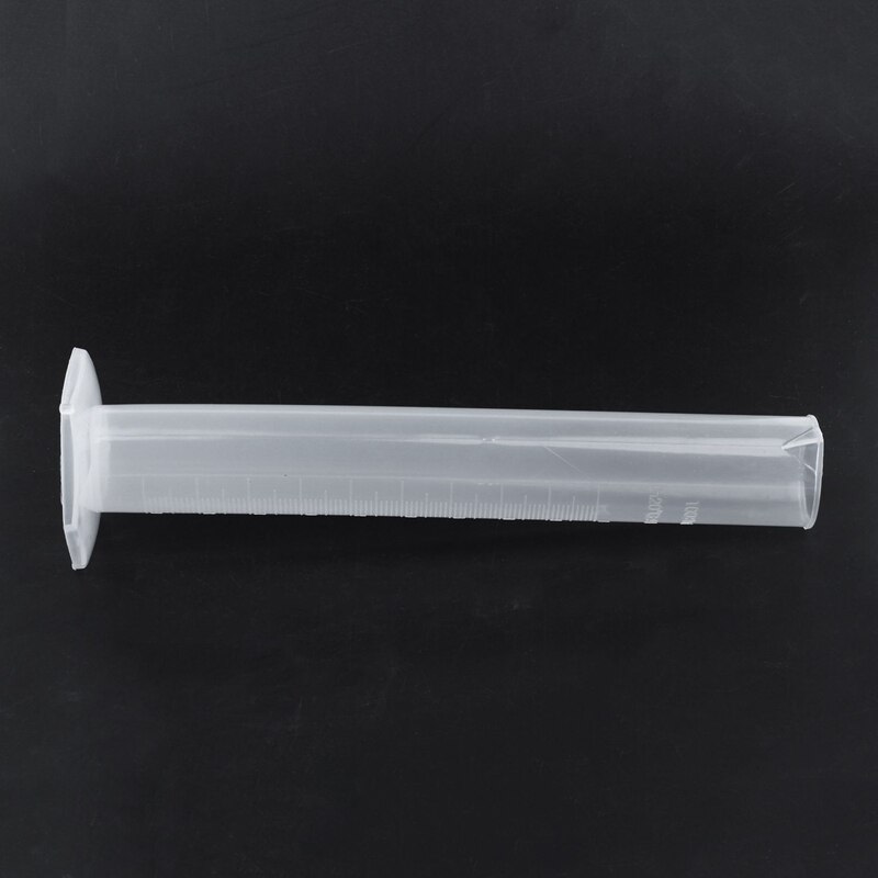 1 Pcs Chemistry Set Measuring Tool Plastic Graduated Cylinder 100ML & 1 Pcs 50 Ml Transparent Plastic Graduated Tube