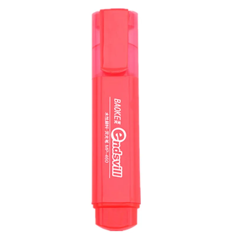 Stylo surligneur structurels ent, marqueurs, surligneurs, marquage, dessin, griffonnage, note, école, papeterie, 1 pièce: Rouge