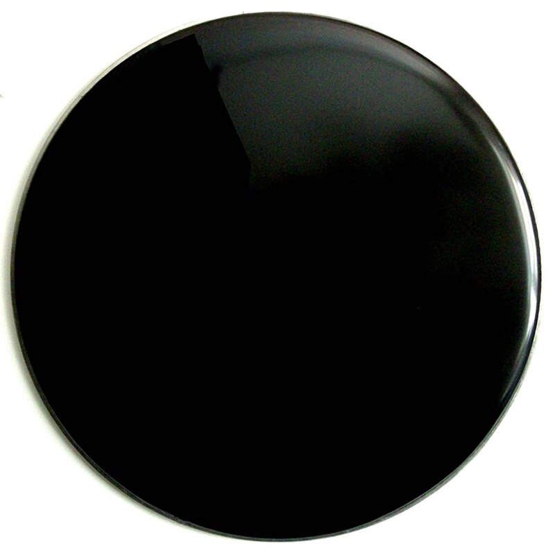 Têtes de tambour en céramique blanc, noir, Semi-blanc, 20 pouces, Surface de tambour contrôlée, avec matériau PET importé: 20inch black