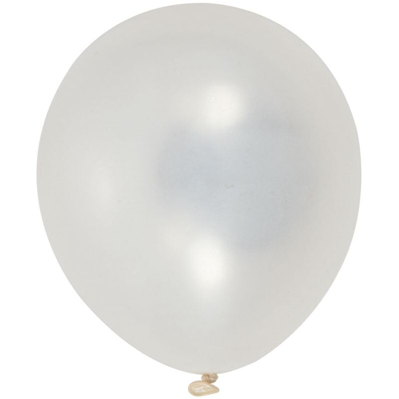 Bag of 20 latex balloons 12 "or 30 cm nacres White: Default Title