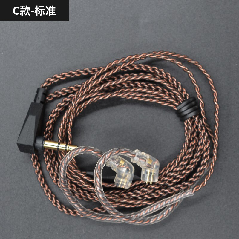 Kz Zsn Edx Verzilverd Hoge Zuiverheid Zuurstofvrij Koper Kabel Voor Kz Zsn Pro ZS10 Pro Zsx zst BA10 C12: coffee no mic