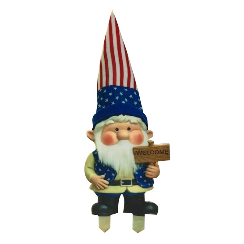 Funny Christmas Gnomes Peep Yard Sign with Stakes Outdoor Decorations for Garden Patio Home Wall Decor Walkway: Blue