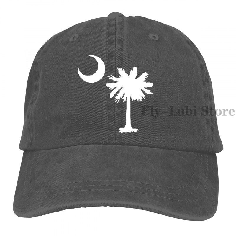 South Olina Baseball cap men women Trucker Hats adjustable cap: 2-Black