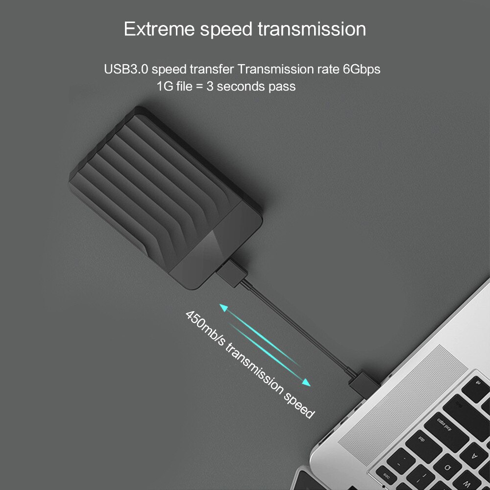 2.5 SATA to USB 3.0 Adapter USB3.0 Mobile Hard Disk Box Hard Drive Enclosure for SSD Hard Disk Box External Enclosure